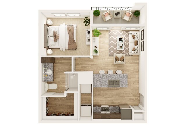 Unit 07303 07303 floor plan
